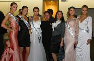 DPG with the Belluccio girls. Pic courtesy of La Rafael